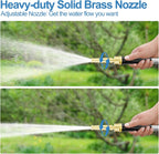 SPECILITE 25 FT Garden Hose, 304 Stainless Steel Metal Heavy Duty Flexible Water Pipe, Kink Free, Durable, Lightweight for Yard, Outdoor with Rubber Grip