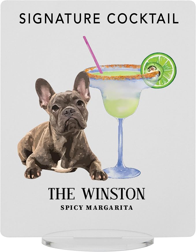 Pet Signature Drink Wedding Signs