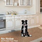 3' x 22' Runner Rugs with Rubber Backing, Indoor Outdoor Utility Carpet Runner Rugs, Sand, Can Be Used as Aisle for The RV and Boat, Laundry Room and Balcony