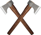 Competition Throwing Axe, 2 Pack 16.5" Throwing Axes with 1065 High Carbon Steel & Wooden Handle, Perfect for Axe Throwiing Game, Competition and Recreation, Gift for Men