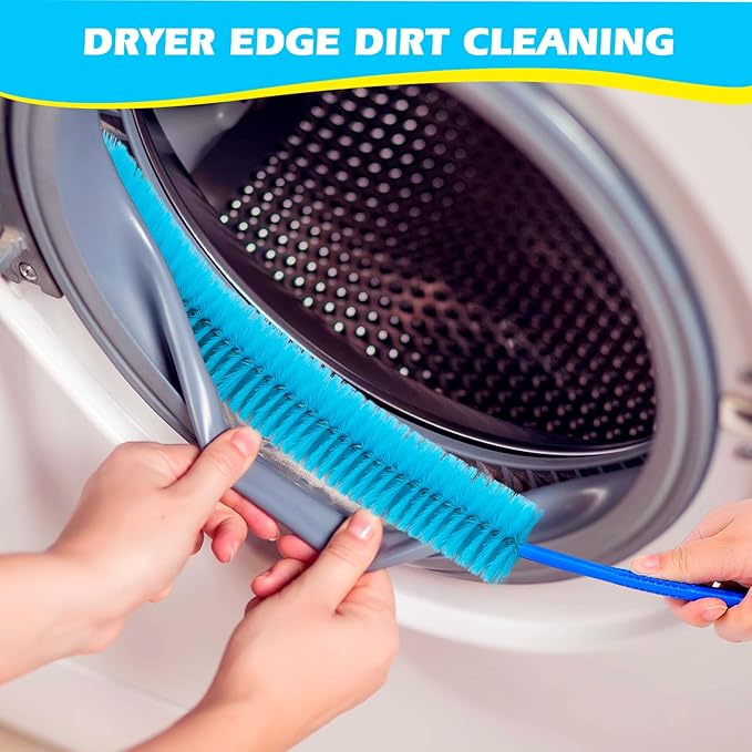 3Pack Dryer Vent Cleaner Kit, Home Improvement Essential Cleaning Tools, Up to 30 Inch Long Brush Cleaning Set，pet Hair Remover for Laundry，Drain Snake