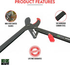EZ Kut BranchCutter Anvil Loppers. Ratcheting Tree Cutter - Sub Compact Lightweight Packable Loppers best Tree Branch Cutter - Yard Tools Since 1988