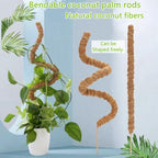 Moss Pole,47 Inch Monstera Plant Support, Upgraded 7mm Aluminum core Moss Poles for Climbing Indoor Plants DIY, Coco Coir Plant Pole Moss Plant Stick Support Stake Kit for Potted Plants Pothos
