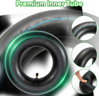 11x4.00-5 11x4.50-5 11x5.00-5 Inner Tubes, 2 Pack Heavy Duty Replacement Tire Inner Tubes with Bent Valve Stem for Wheelbarrows, Lawn Mowers, Hand Trucks, Trailers, Snow blowers, etc