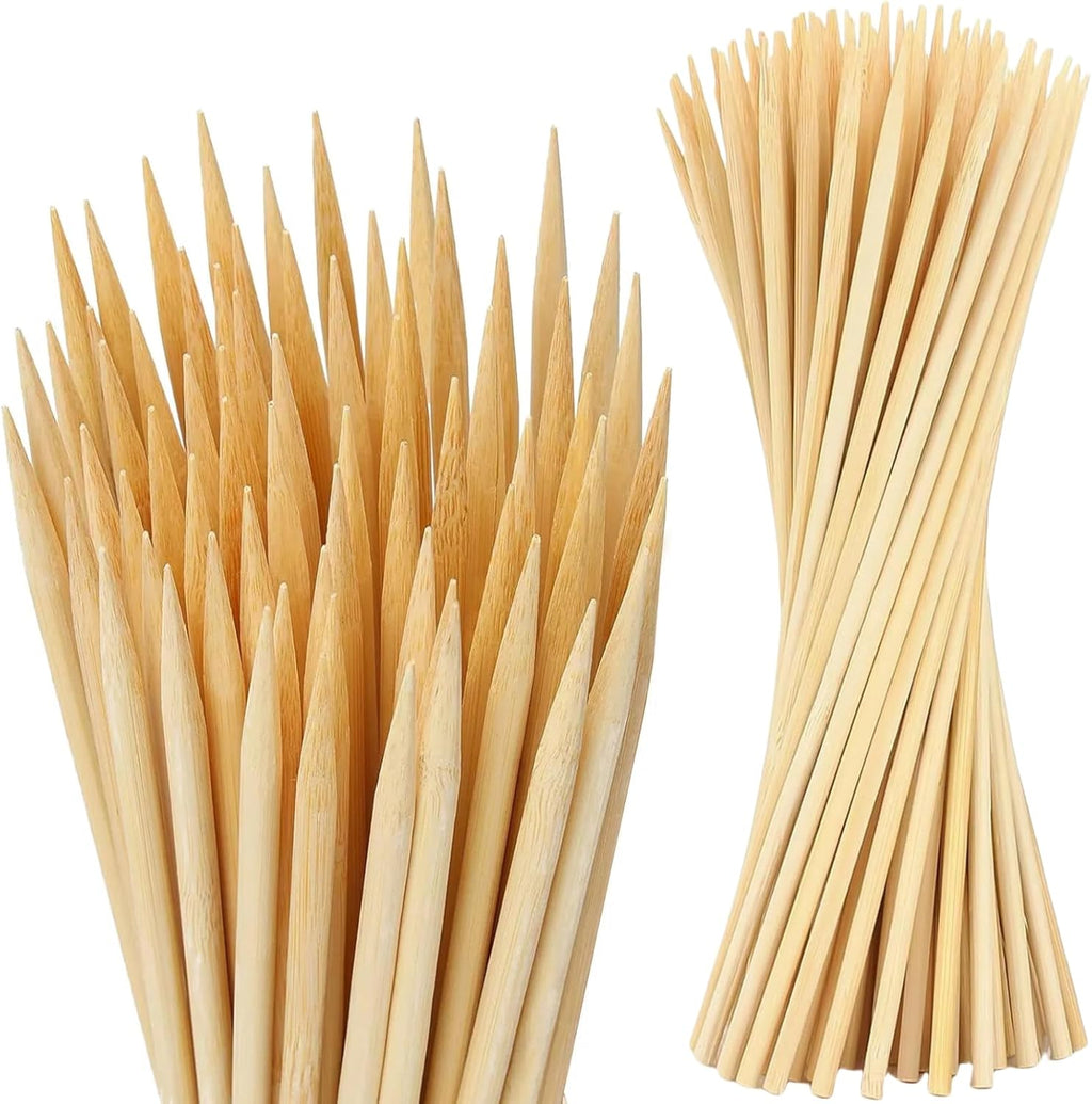 125 PCS 17.5 inch Bamboo Plant Stakes – Extra Thick 6.3mm Bamboo Sticks for Indoor & Outdoor Plants – Garden Stakes & Plant Support Stakes for Tomato, Flowers, Potted Plants & More – VESYMAN