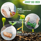MAQIHAN Plant Covers Freeze Protection - Frost Cloth & Floating Row Cover