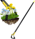 Hoe Garden Tool - Heavy Duty Hula Garden Hoe for Easy Weeding,30-54 Inch Long Handle Stirrup Hoes Gardening Tools,Scuffle Action Loop Hoe for Flower Beds,Yards,Mulch Areas