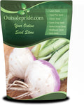 Outsidepride Purple Top Turnip Seeds - 5 Lbs High-Yield, High Protein Turnip Seed, Ideal Cover Crop, for Forage, Grazing Livestock, High Energy Deer Food Plot & Soil Improvement