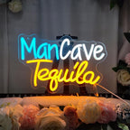 Tequila Neon Signs for Man Cave LED Signs for Man Cave Neon, Bar Sign LED Signs for Room Men Home Beer Bar Bedroom Restaurant Cafe Bistro Club Party Decorations Home Bar Store, 12.5" x 8.2"