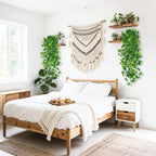 DomeStar 4PCS Fake Hanging Plants, Artificial Ivy Vines Lifelike Hanging Greenery Wall Decor for Indoor Outdoor Home Office Bathroom Decor (No Baskets)
