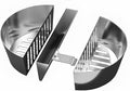 SnS Grills Slow ‘N Sear Charcoal Fire Baskets with Water Pan - Large Capacity Heavy Duty Stainless Steel Outdoor Grill Basket, Kettle Grill Accessory - Compatible with Weber and other Kettles