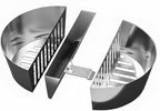 SnS Grills Slow ‘N Sear Charcoal Fire Baskets with Water Pan - Large Capacity Heavy Duty Stainless Steel Outdoor Grill Basket, Kettle Grill Accessory - Compatible with Weber and other Kettles