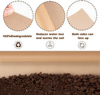 4 x 100 Ft Biodegradable Paper Weed Barrier Heavy Duty Biodegradable Landscape Fabric Garden Bed Grass Garden Paper Weed Control Barrier Weed Paper for Landscaping