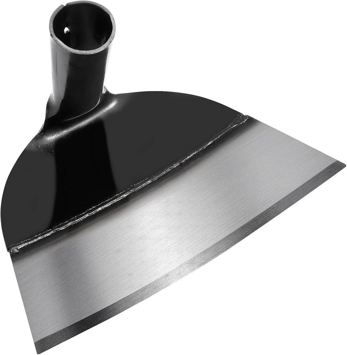 Happyyami Hand Hoe Head Steel Handheld Grub Hoe Replacement Round Eye Hoes Remove Grass Planting Gardening Tool Soil Weeding Farming Hoe Head for Agriculture Digging Loosening