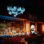Walk This Way Neon Sign, Arrow Direction Neon Light, Neon Sign For Wall Decor, Art Led Light for Resturant Signage Home Welcome Sign Bedroom Bar Hotel Shop Party (16.7 x 9.4 in)