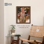 VCK 16x20 Picture Frame Set of 4 - Brown, Gallery-Quality Wood Poster Frames, 1.1-Inch Wide Border, Polished Plexiglass, Vertical or Horizontal Wall Display for Photo/Art/Prints, Brown