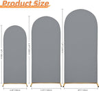 Wedding Arch Cover 7.2FT Arch Backdrop Cover Spandex Fitted Arch Cover for Round Top Chiara Backdrop Stand Covers for Wedding Birthday Party Baby Shower Banquet Ceremony Decoration