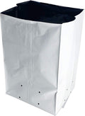 TEXALAN(R Poly Grow Bag Planters Panda Film Black and White 7 Gallon 25pcs