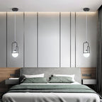 5 Inch Modern Black Pendant Light Globe Pendant Light Fixture Mid Century Pendant Lighting for Kitchen Island Dining Room Living Room Bedroom(3 Pack)