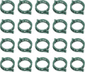 MECCANIXITY 300 Pcs Garden Plant Clips Fixing Clips Green 30mm Adjusting Plant Lever Loop Clips for Supporting Flower Vine Vegetables Climbing Plant Plant Stems