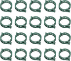 MECCANIXITY 300 Pcs Garden Plant Clips Fixing Clips Green 30mm Adjusting Plant Lever Loop Clips for Supporting Flower Vine Vegetables Climbing Plant Plant Stems