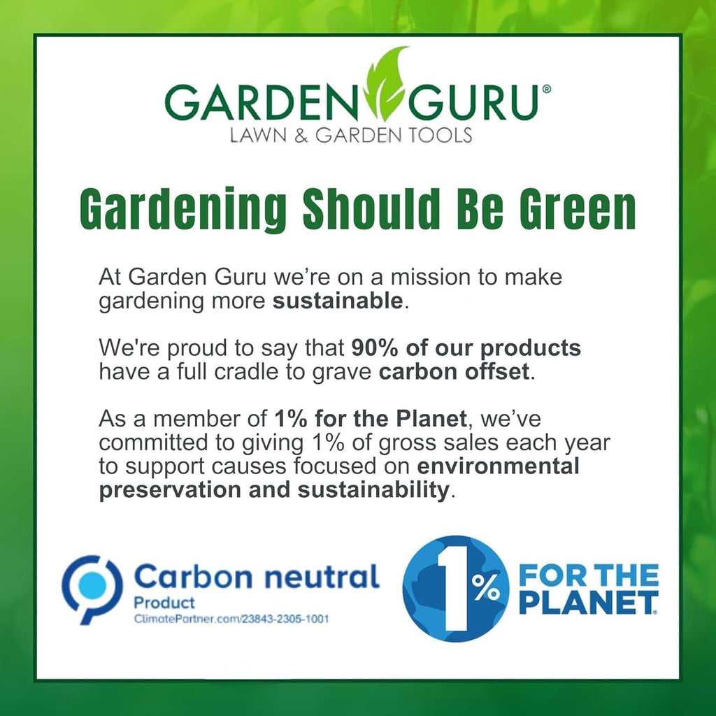 Garden Guru Titanium Dandelion Weeder Tool - Rust Resistant - Ergonomic Handle - Weed Puller for Planting, Weeding, Flower and Vegetable Care in Lawn Garden Yard