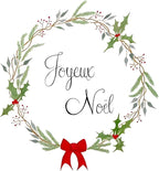 Custom Stickers for Weddings, Birthdays & Businesses - Personalized Labels with Your Logo - Waterproof, Fade and Heat Resistant - Pack of 100-1000 (Wreath N, 2 Inch)