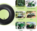 2 Pack 11x4.00-5 11x4.50-5 11x6.00-5 4.10/3.50-5 Inner Tube Heavy Duty with Straight Valve Stem Replacement for Wheelbarrows, Mowers, Hand Trucks Garden Carts, Golf Cart