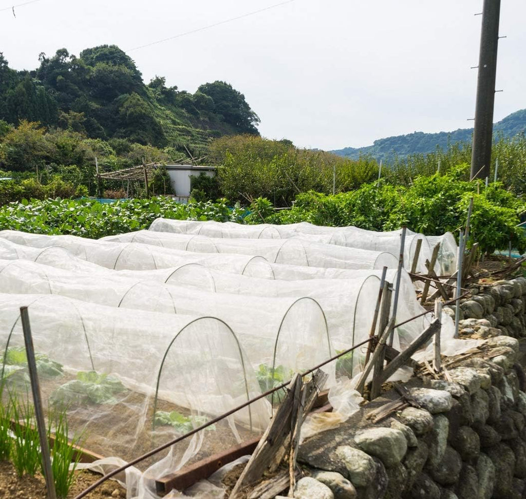 Garden Netting Pest Barrier: 10'x50' Fine Bug Netting for Garden Protection Row Cover Raised Bed Screen Mesh Greenhouse Mosquito Net, Protecting Tree Plants Vegetable Flowers Fruits