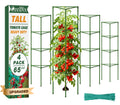 ZeeDix 65 Inch 4 Pack Heavy Duty Tall Tomato Cages for Garden