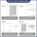 20"W x 20"H [Duct Opening Size] Steel Return Air Filter Grille - Removable Face/Door for 1 inch Filters -HVAC Vent Cover Grill - White [Outer Dimensions: 22 5/8"W X 22 5/8"H]