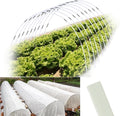Greenhouse Hoops 60pcs, Sunwuk Garden Hoops for 1-3.5ft Wide Raised Bed, 15 Sets of 5.6ft Long Super Bendable Fiberglass Support Hoops Frame, Mini Greenhouse Flat for Row Cover (S Size)