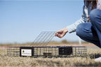 Rugged Ranch 2‑Pack Squirrelinator Multi‑Catch Squirrel Trap with Basin, Wire Cage, 25"x15"x6.5" Each - Live Catch‑and‑Release, 2‑Door Humane Rodent Control, No‑Poison Outdoor Use