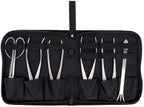 Bonsai Tools Set, 6pcs Stainless Steel Bonsai Garden Plant Tree Scissors Trimming Cutting Tool Set with Storage Bag, Garden Plant Tools