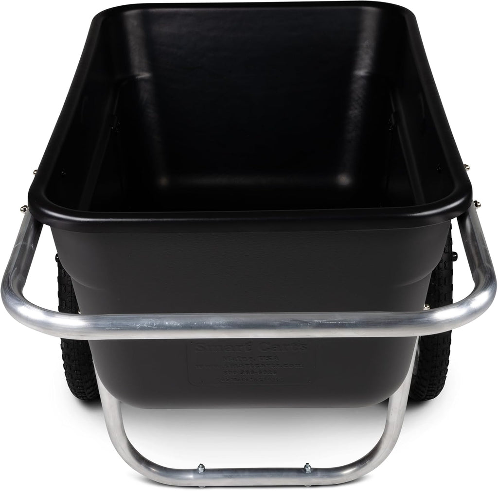 Smart Carts Premium Yard Cart - Strong, Lightweight, and Perfectly Balanced (20" Flat Free Wheels)