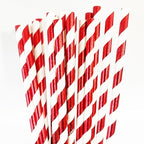 200Pcs Independence Day Paper Straws, American Flag Star Stripe Red White and Blue Drinking Straws for Memorial Day, Election Day, 4th of July Independence Day Party Supplies Decorations