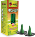 Mosquito Guard 45pcs Mosquito Repellent Incense Cone with 2 Ceramic Dishes - Mosquito Repellent for Patio – No Deet Plant Based Mosquito Repellent Outdoor