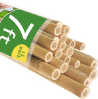 Garden Stakes 7FT, Natural Bamboo Stakes 7 Feet, 3/4" D Thicker Heavy Duty Plants Stakes 15 Pack for Tomatoes, Beans, Flowers, Potted and More Climbing Plants