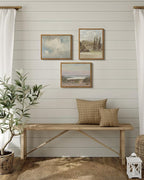 InSimSea Framed Canvas Wall Art Vintage Decor, Home Decor Classical Oil Painting Shells Fish Canvas Prints Vintage Landscape Wall Art Home Office Decor, 8"x10"