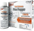 Revenge Total Release Flea Fogger, Pack of 3 6 oz Ready-to-Use Cans, Long Lasting Formula Kills Fleas and More