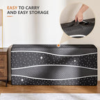 Sweetnight Tri-fold Mattress - 4 Inch Dual-Layer Foam Folding Mattress | Removable & Washable 500G Superfine Fiber Cover | Suitable for Camping, RV & Home Use （Single）
