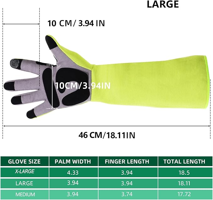 3-in-1 Gloves for Gardening, Farming & Cleaning, Stab-Proof, Anti-Slip, Wear-Resistant, Comfort, Breathable, Durable