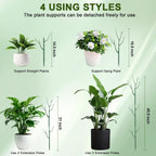 10 Pack Stackable Plant Support Stakes, Climbing Plant Support Structures for Monstera, Pothos, Philodendron Garden Plant Stakes for Indoor Outdoor Plants