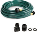 Garden Hose Leakproof for Gardener: 1/2” PVC Water Hoses with GHT Fittings - 25 FT No Kink and Flexible for Outdoor Watering