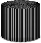 Corrugated Metal Garden Edging 6" x 50Ft, Sturdy Lawn Edging Border, Landscape Edging Border for Lawn, Flower Bed, Garden and Yard (Black, 6 * 50Ft)