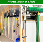 PIYILO 48 in Garage Tool Organizer Wall Mount, Adjustable Tool Storage Rack