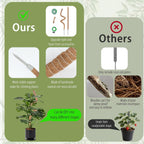 2 Pack Moss Pole, 28 Inch Monstera Plant Support, Moss Poles for Climbing Indoor Plants, Handmade Coco Coir Plant Support Stakes for Potted Plants, Pothos, Philodendron