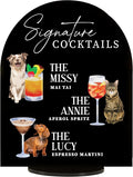 Pet Signature Drink Wedding Signs
