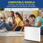 2Pack 410 Replacement Filter Compatible with AprilAire Size:16x25x4 Whole House Air Purifiers model:1410, 1610, 2140, 2410, 2416, 3410, 4400, MERV 11