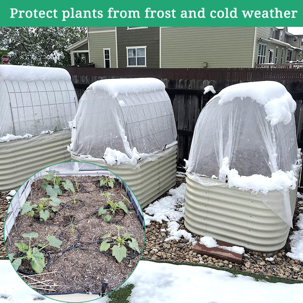 LHongL Plant Covers Freeze Protection with Ultra Fine Mesh Reusable Floating Row Cover for Plants Vegetables Flowers Fruits Frost Sun Protection 1.2oz/yd² (8x33ft)